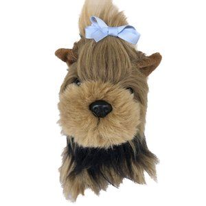 Battat Yorkshire Terrier Puppy Plush Realistic Dog Stuffed Vintage 9 Inches Tall